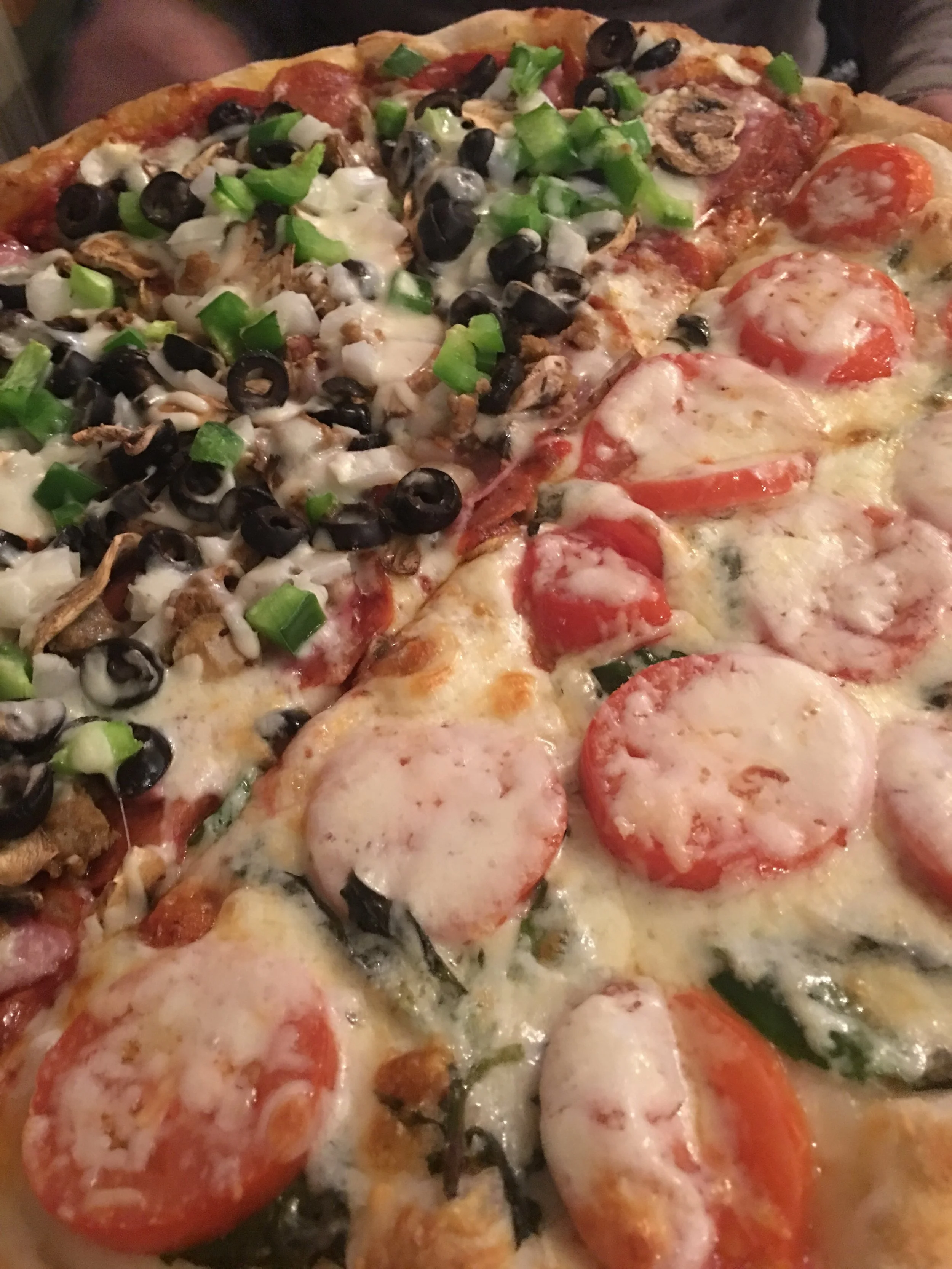 Vegetarian and Margherita Pizza