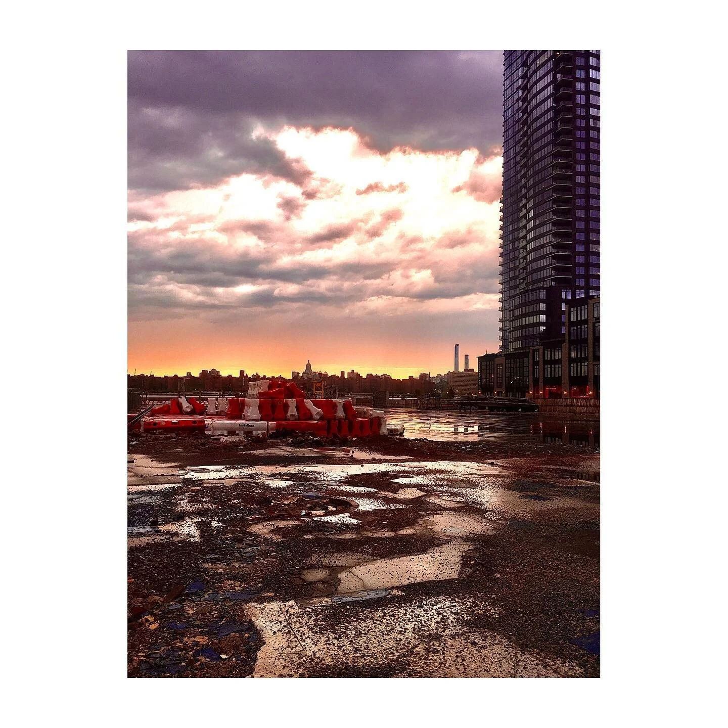&amp; the earth was still thirsty 🫗
.
.
.
.
.
.
.
.
.
#concretejungle #rain #puddle #sunsetphotography #sunsetlovers #urbanphotography #urbanlandscape #skyline #skylovers #cityscape #cityphotography #cloudporn #construction #reflection #water #aband