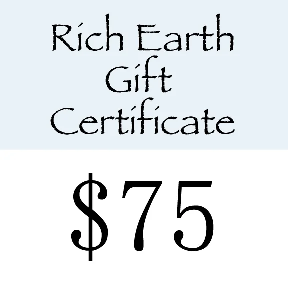 Rich Earth Gift Certificate