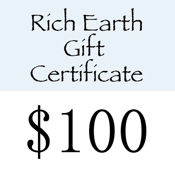 Rich Earth Gift Certificate