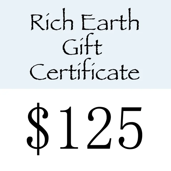 Rich Earth Gift Certificate