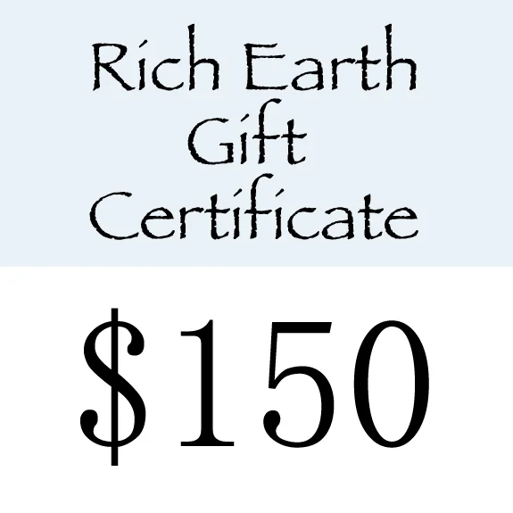 Rich Earth Gift Certificate