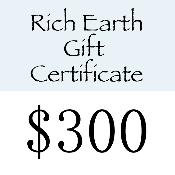 Rich Earth Gift Certificate