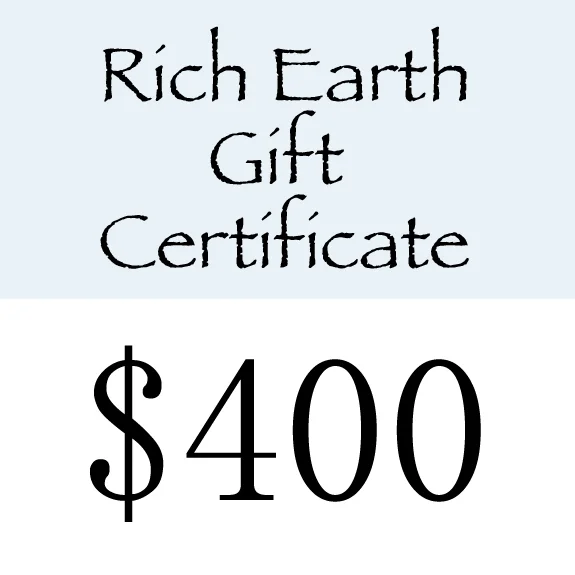 Rich Earth Gift Certificate