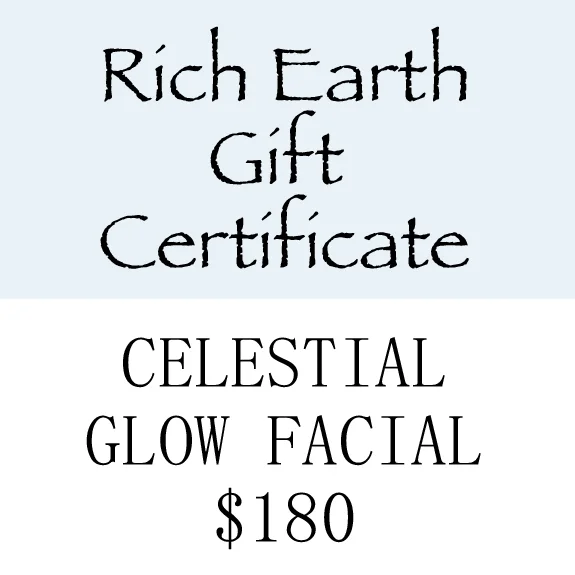 Rich Earth Gift Certificate - Celestial Glow Facial