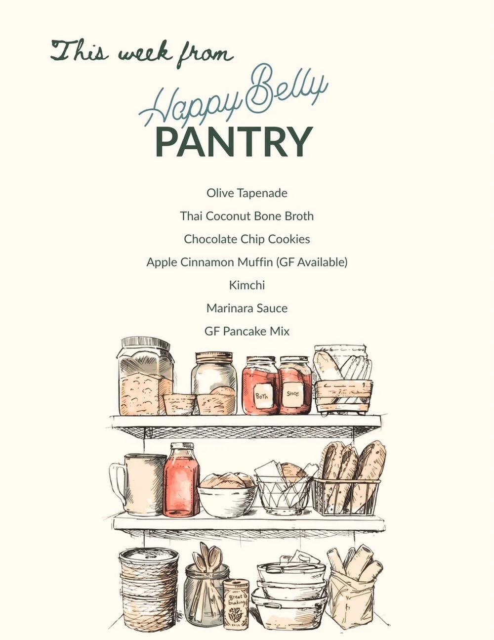 Happy Belly Pantry has 5 more spots available for May! We offer delivery in select Nashville zip codes. We&rsquo;re also thrilled to announce our partnership with women owned and operated @butcherblocktn as a pick up point in Franklin!Pick up your ch