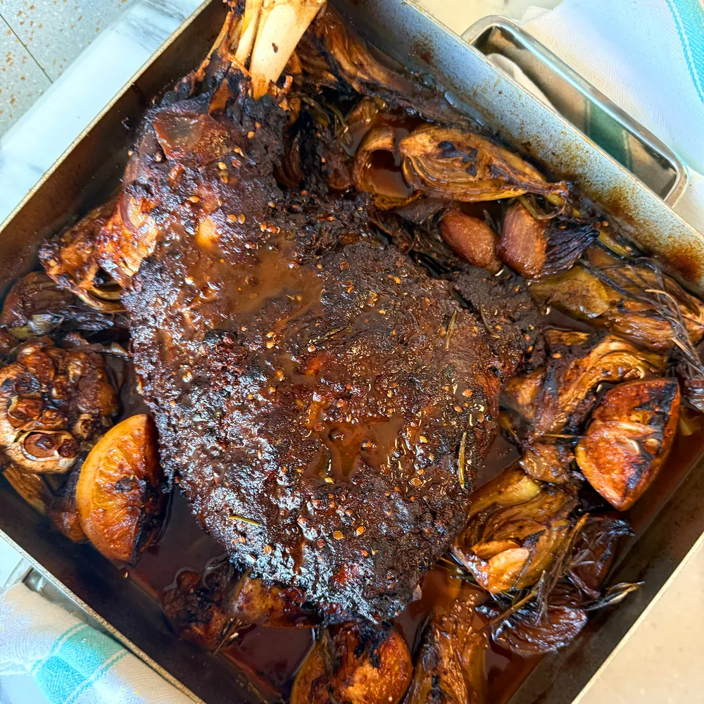 Blood Orange & Thyme Braised Lamb