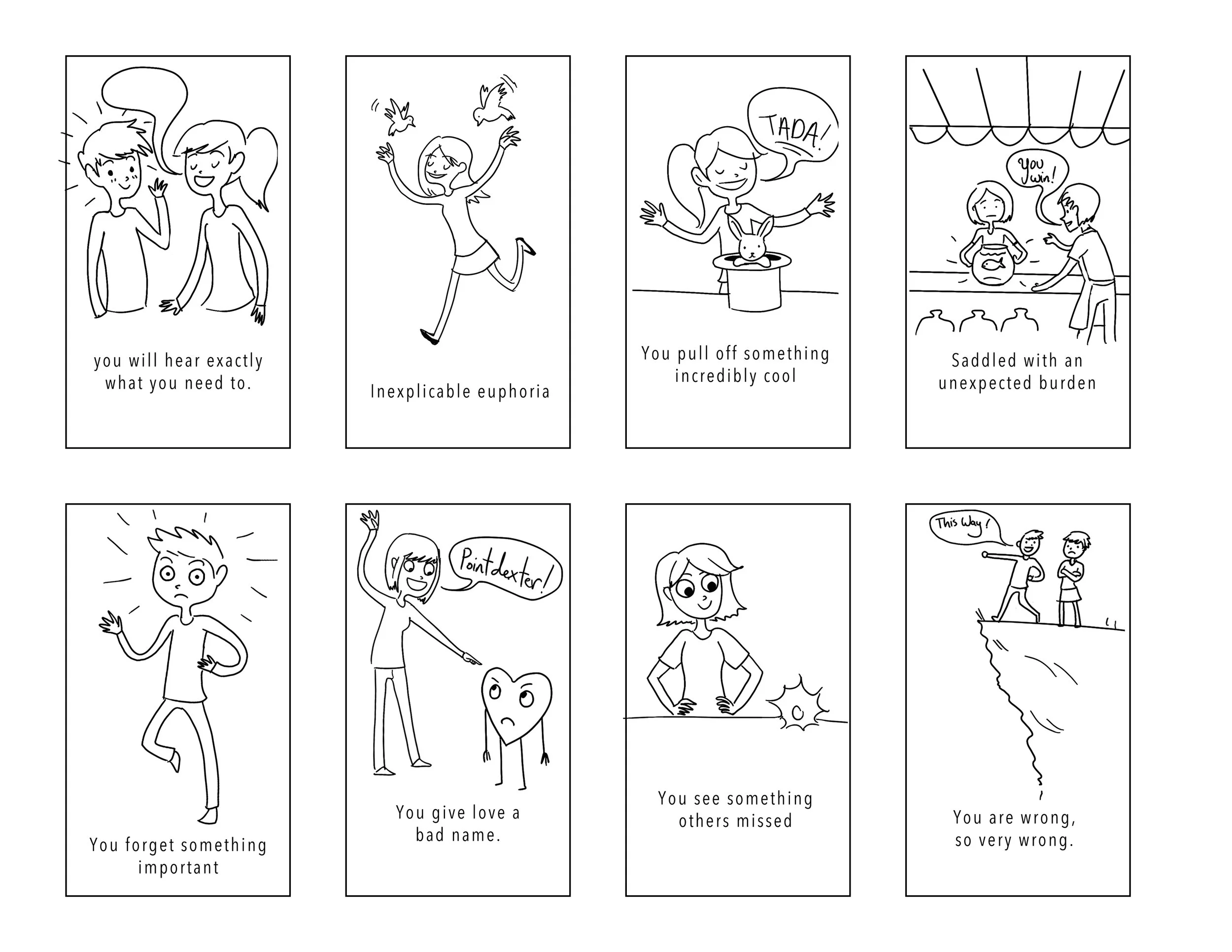 Copy of Card Design for fortunetelling story game