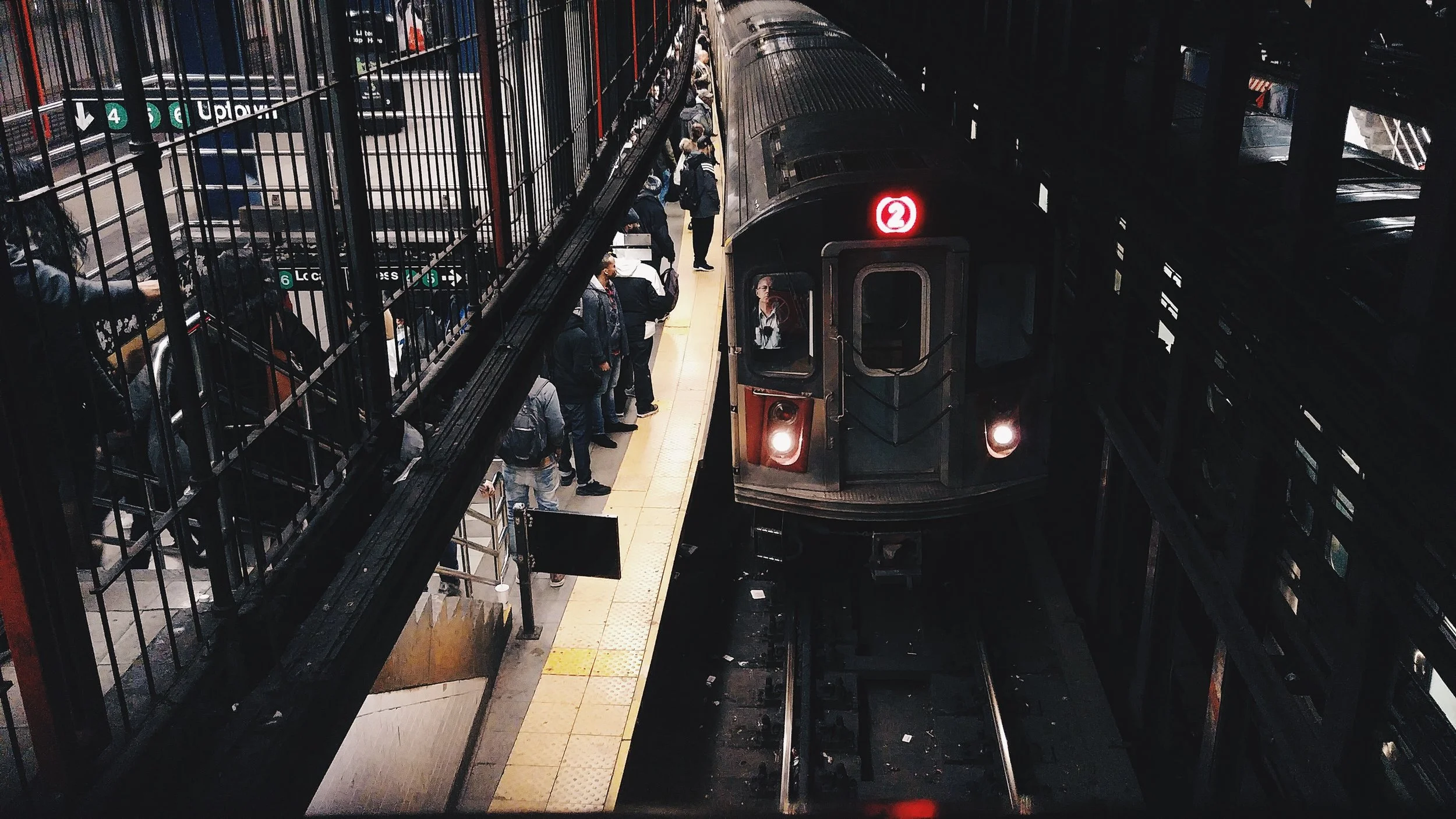 on their way home from work at Union Square staion.JPG