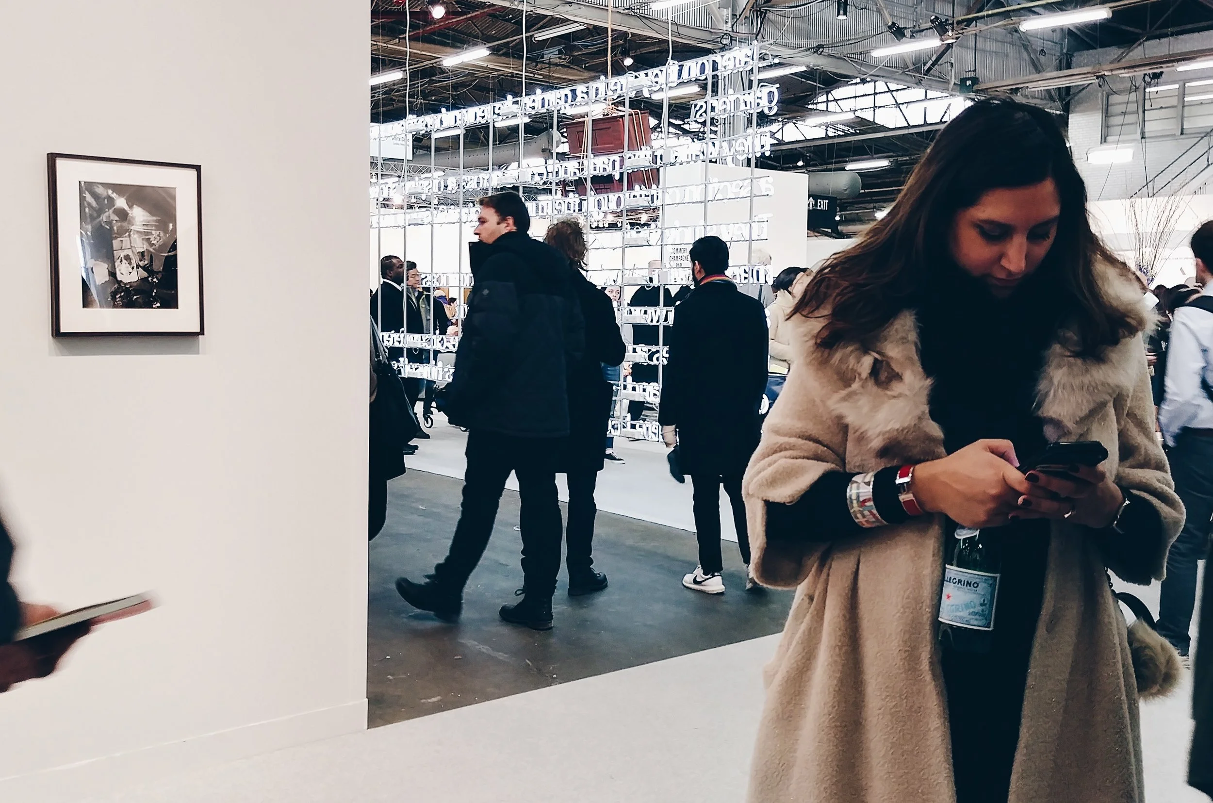 instagramming at the art fair.JPG