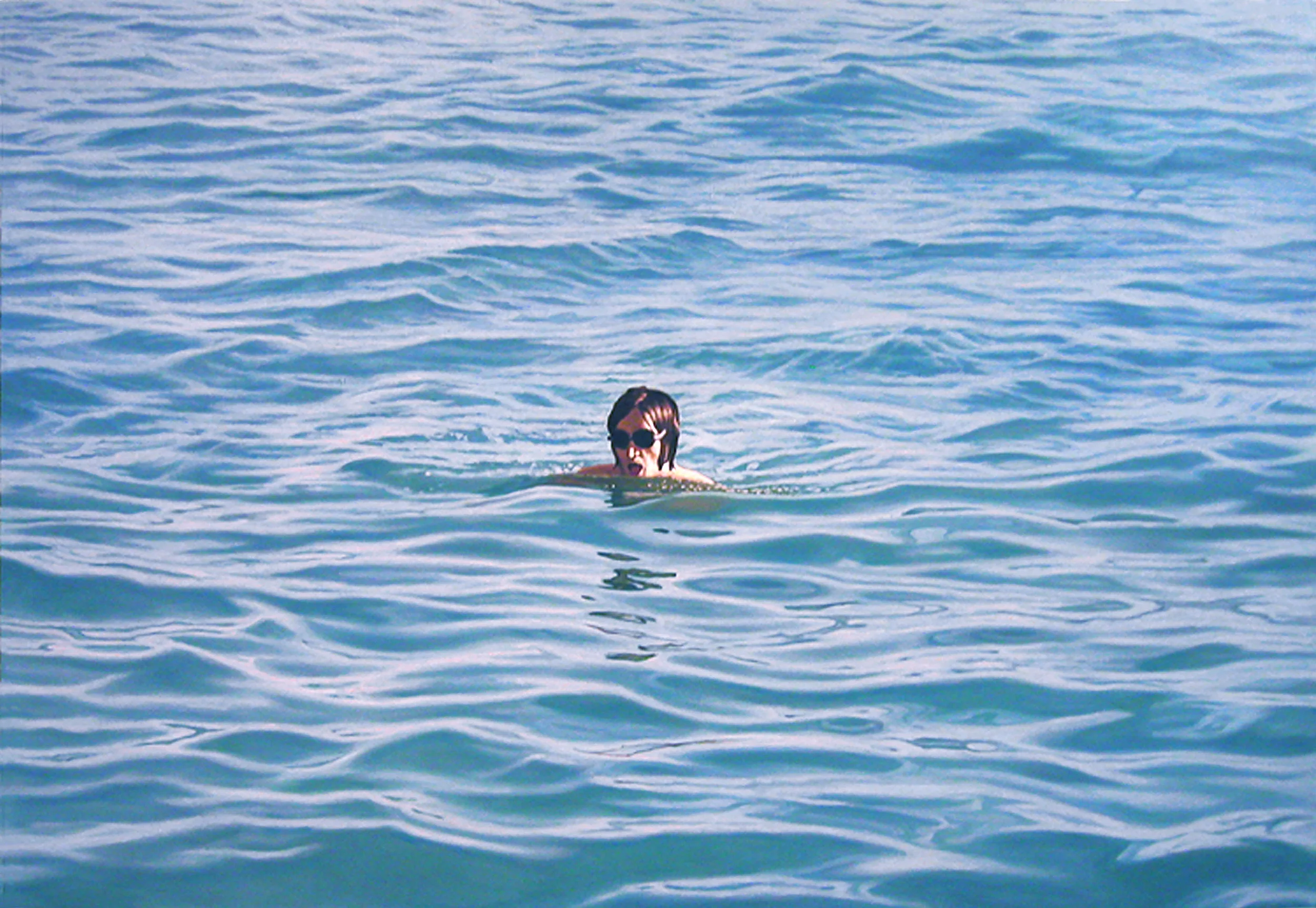 Swimmer with Goggles