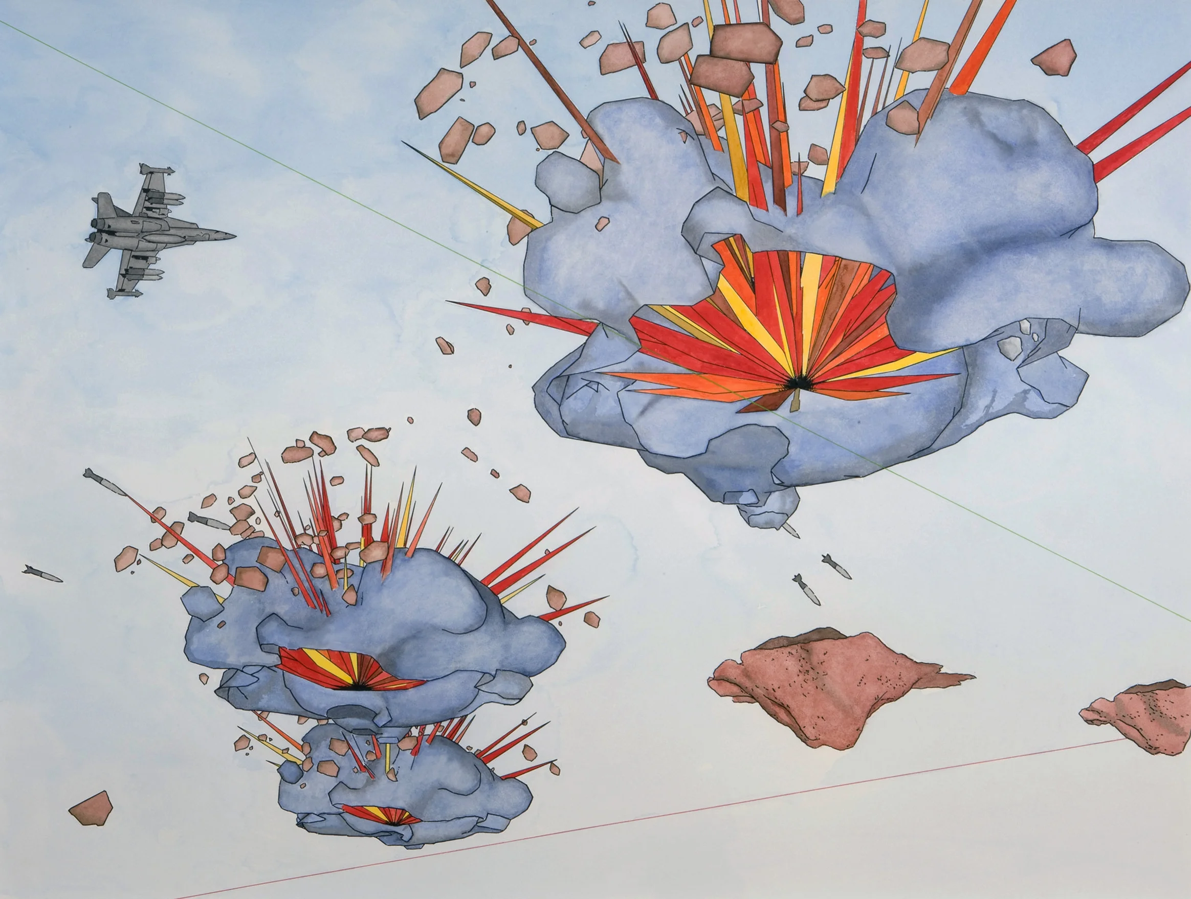 SketchUp Drawings: Bombing Run