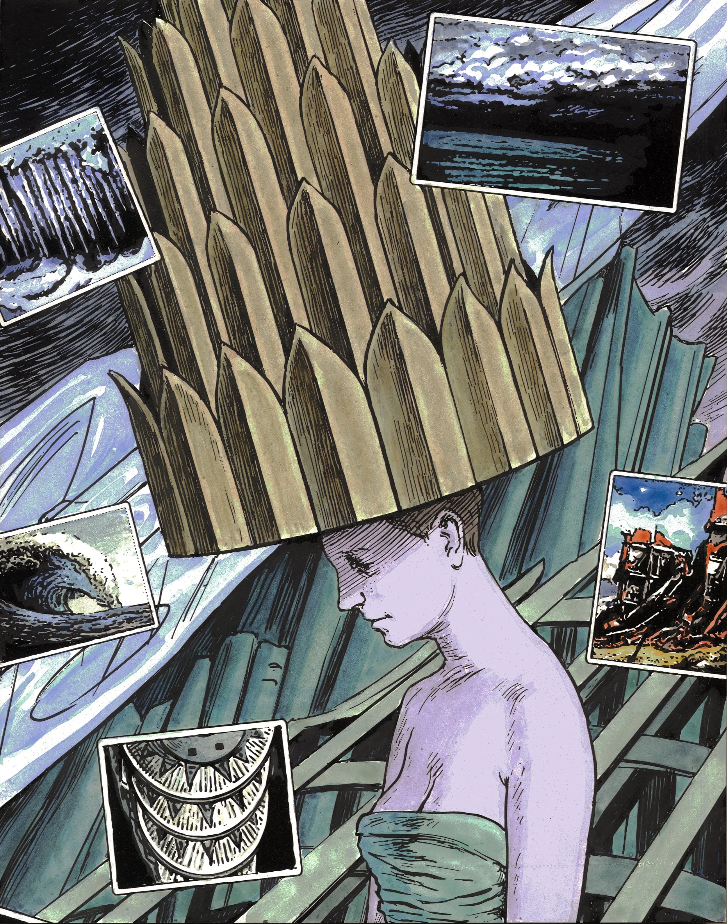 PETER ROSTOVSKY - Comics-based Art and Other Drawings