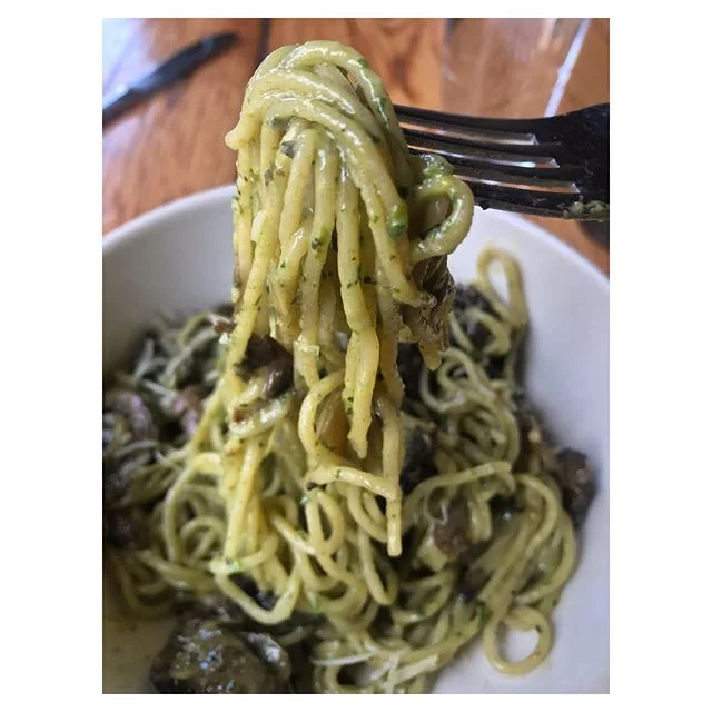 Lifting off into the weekend like our favorite pasta dish from @pioneersquarede. 🍝 Where’s your favorite spot for food in #pioneersquare? Comment below! .
.
.
#neighborlove #datenight #tgif #shopconeandsteiner #seattle #capitolhill #pioneersquare #downtown #shoplocal #shopsmall #localvore #goodneighborsgoodfood #productoftheday