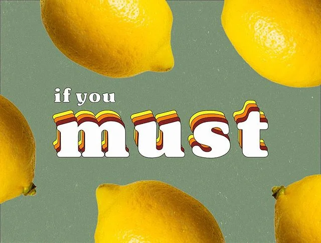 If you must [3] #branding