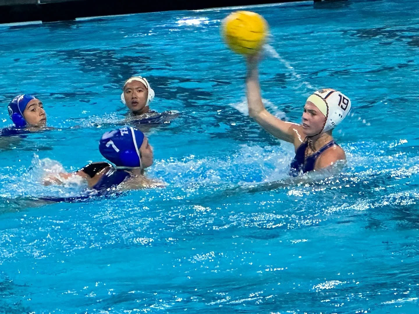 Mia K came to play ☄️ A few of my favorites from water polo season. So proud of my girls.