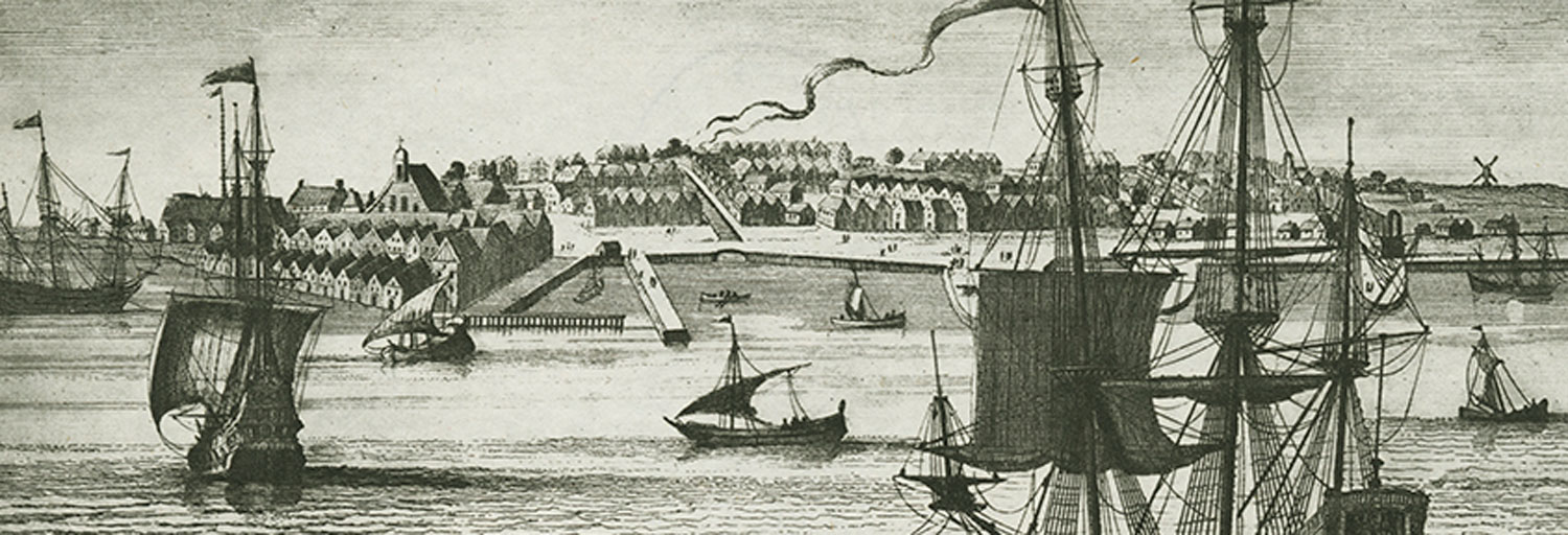 Arrival in New Amsterdam (Stokes, pl. 15)