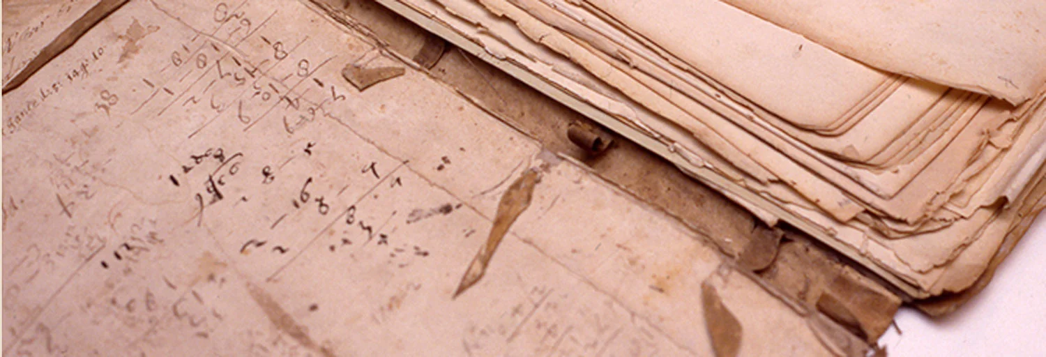 Volume of New Amsterdam deeds before conservation