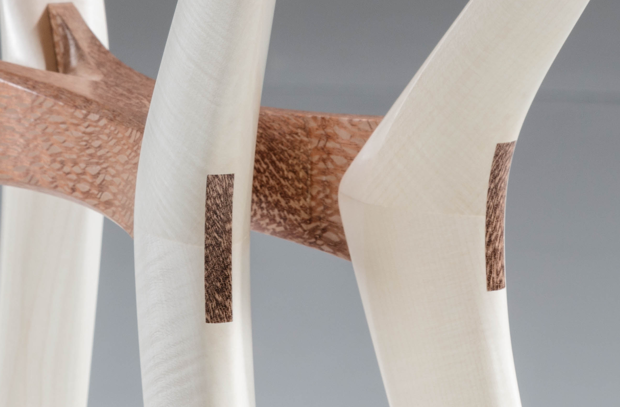 Detail of through-tenon joint