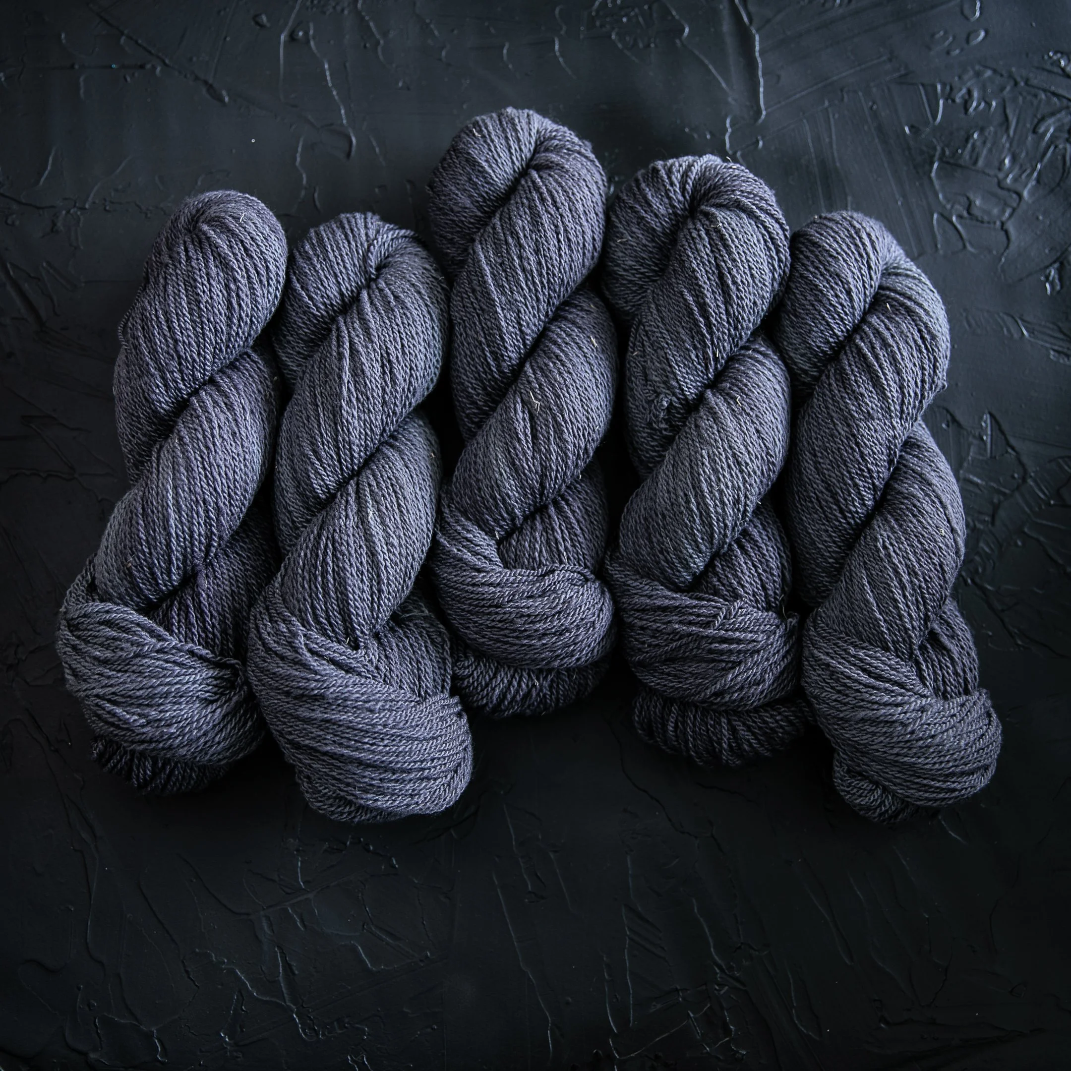 Darkened Door | Lived-In Contrast | Merino/Rambouillet BORN SHORN DYED