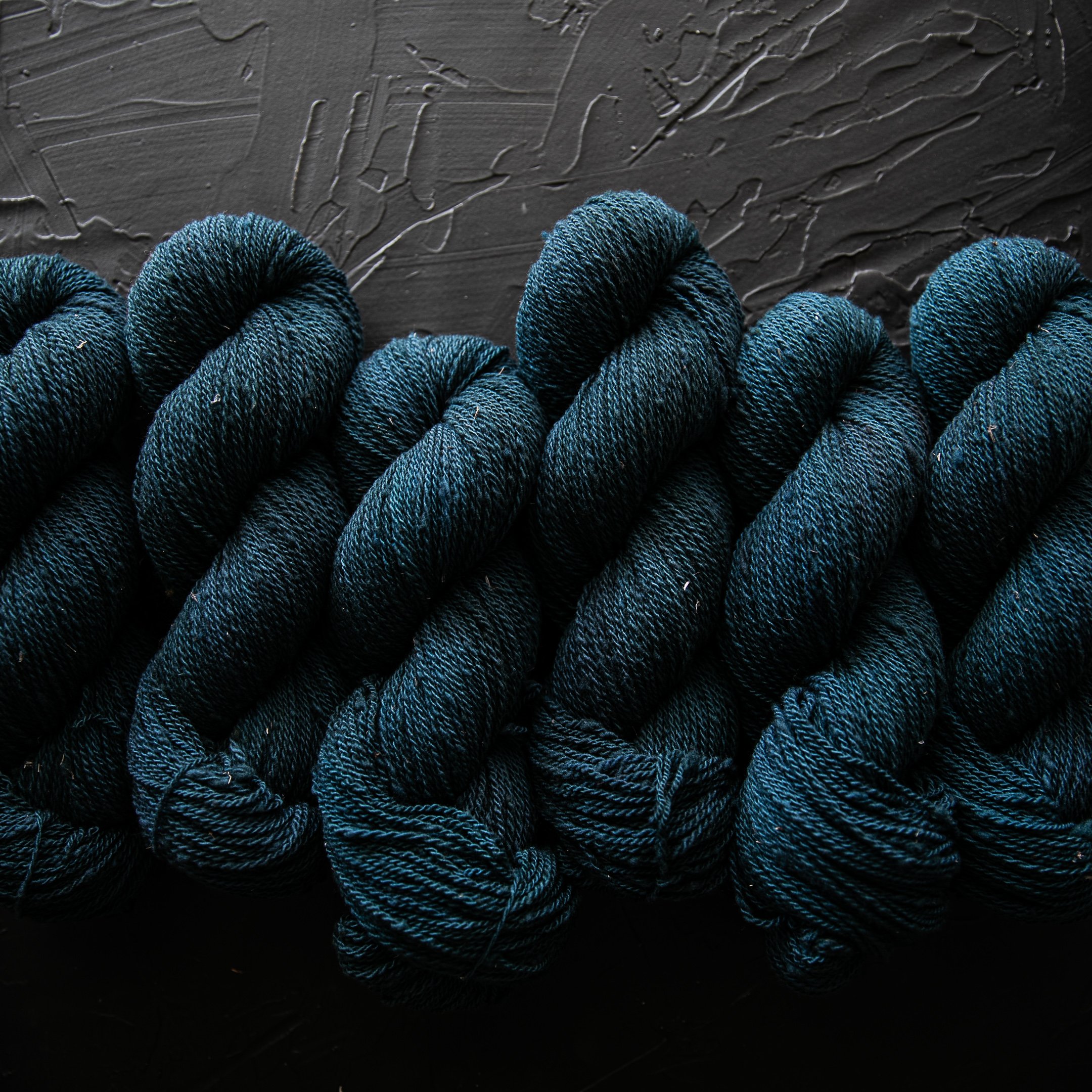 Prussian Blue (tonal) (deeper color) {100% Nevada Born and Shorn Merino Rambouillet} READY-TO-SHIP