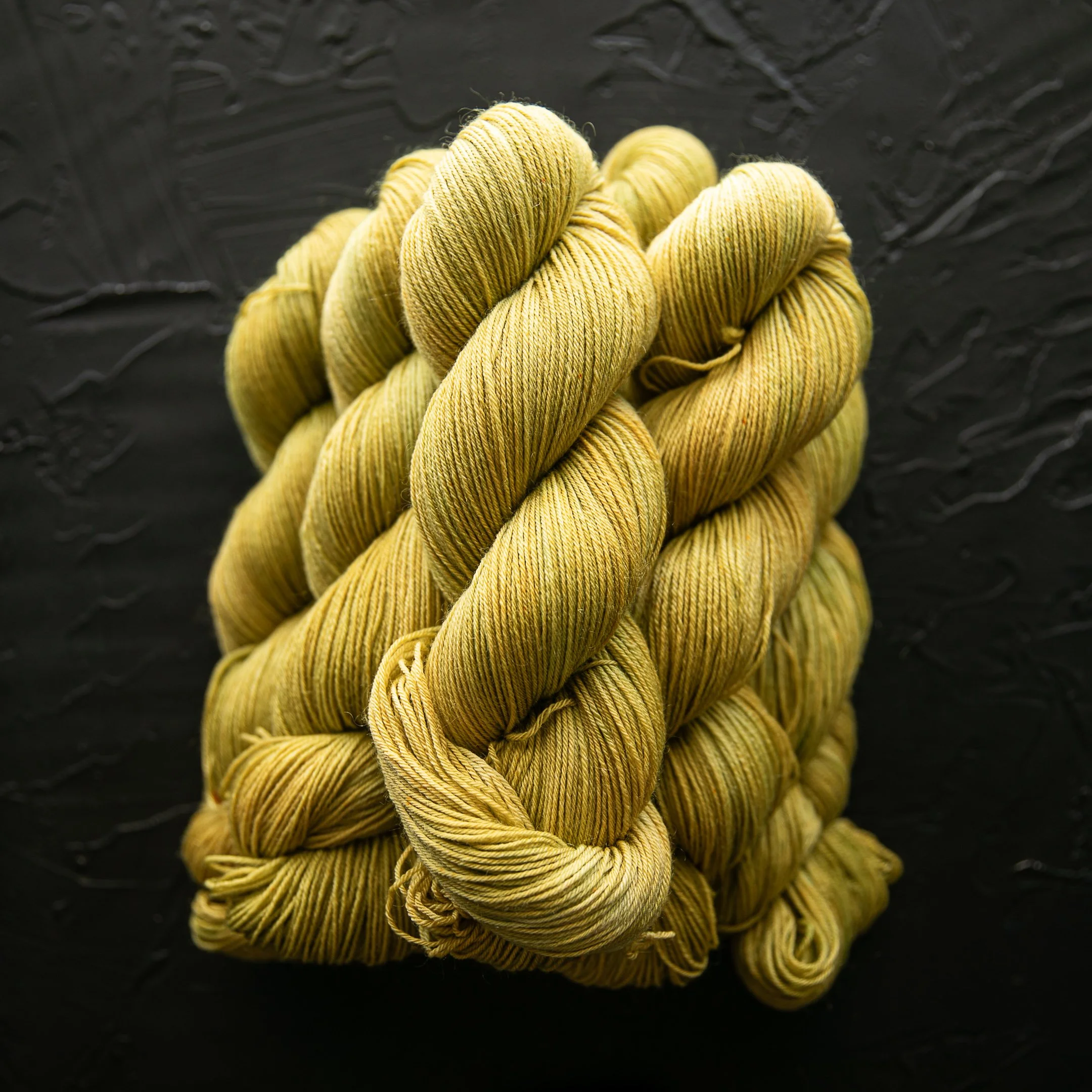 Hayloft Gold (weathered olive) — Natural Sock