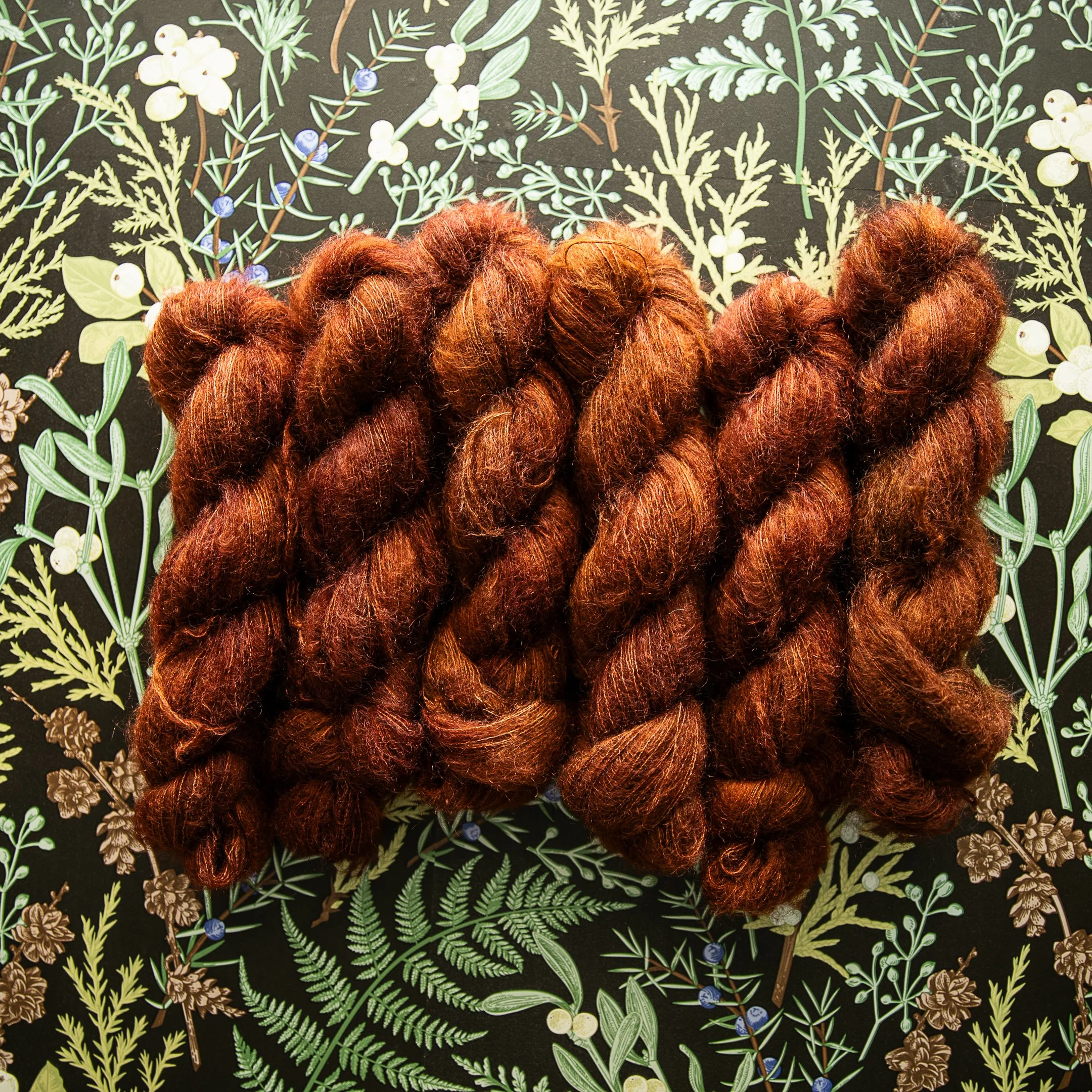 COPPER BEECH | KID MOHAIR SILK
