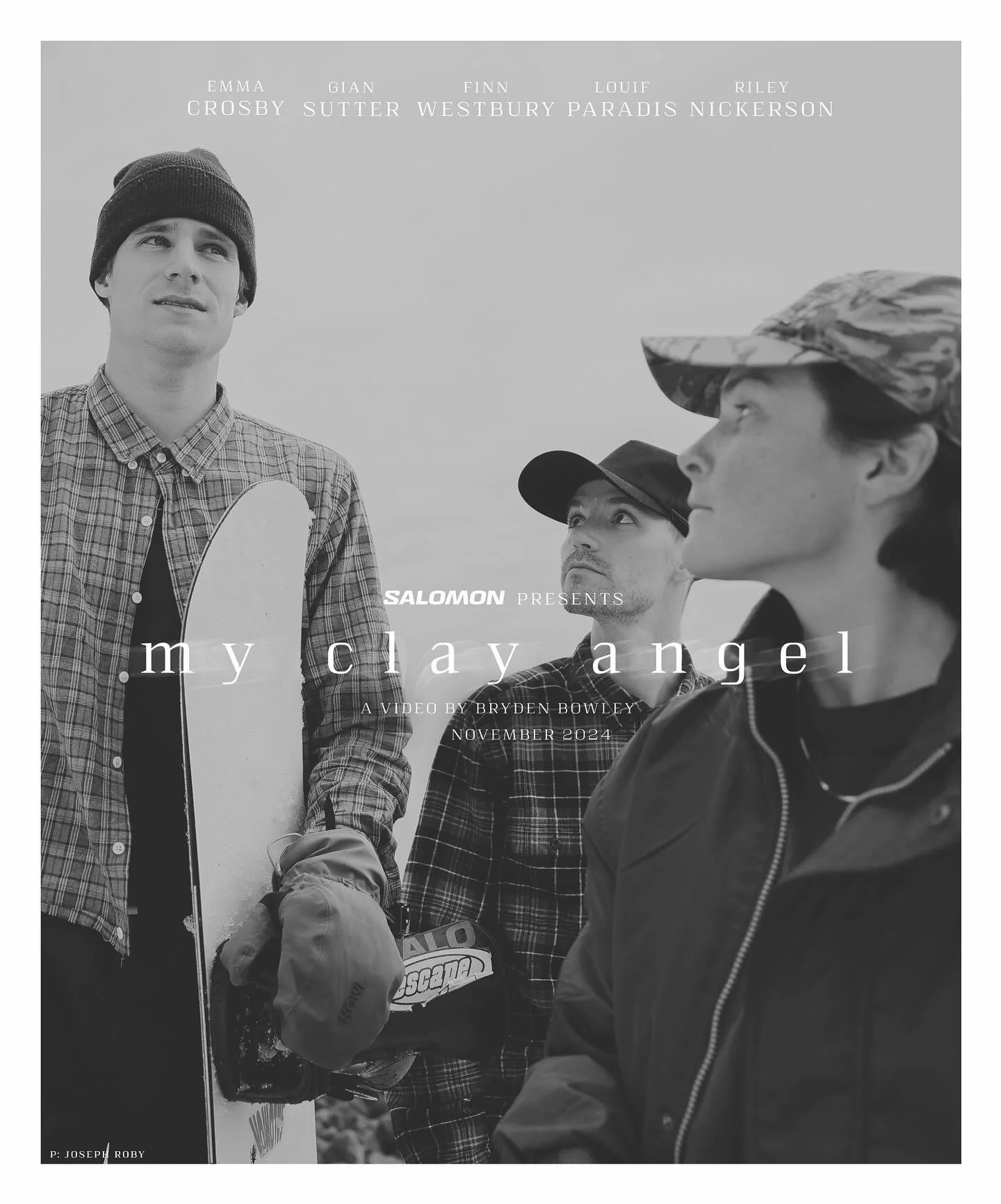 &lsquo;My Clay Angel&rsquo; - a short film from @brydenbowley , featuring @ecrosb87 @whatelze @alwaysfinna @riley_nickerson and @gian_sutter .

This @salomonsnowboards team project follows the riders across Oslo, Japan and Finland, sharing their crea