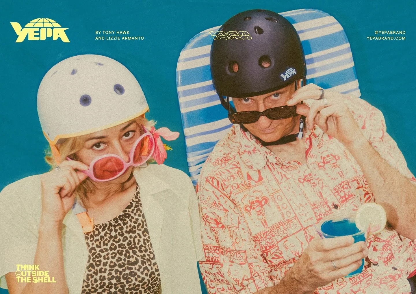 New Brand Alert! We are very stoked to announce a new brand to the agency. Officially launching today is @yepabrand ! Yepa is founded by @tonyhawk and @lizziearmanto and is a new protective brand that embodies their creative spirit. 

All Yepa T-Shel