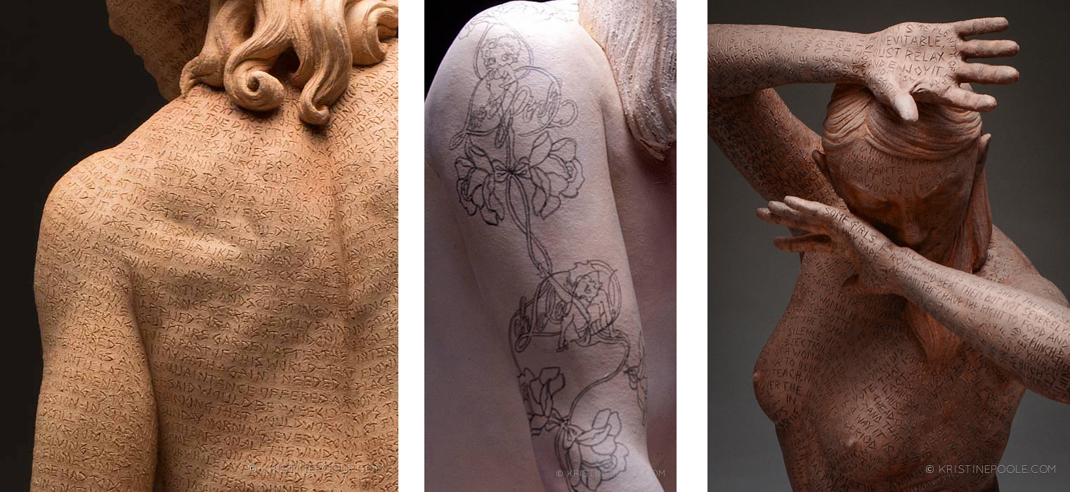 Kristine Poole, details from the "Epic" and "Bound" series