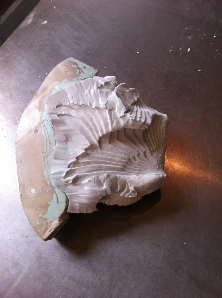 Katherine Rutecki, One piece of multi-piece mold, "When the pie was opened..."