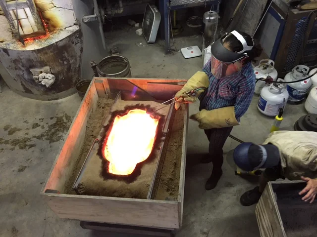 Marlene torches the Buddha head