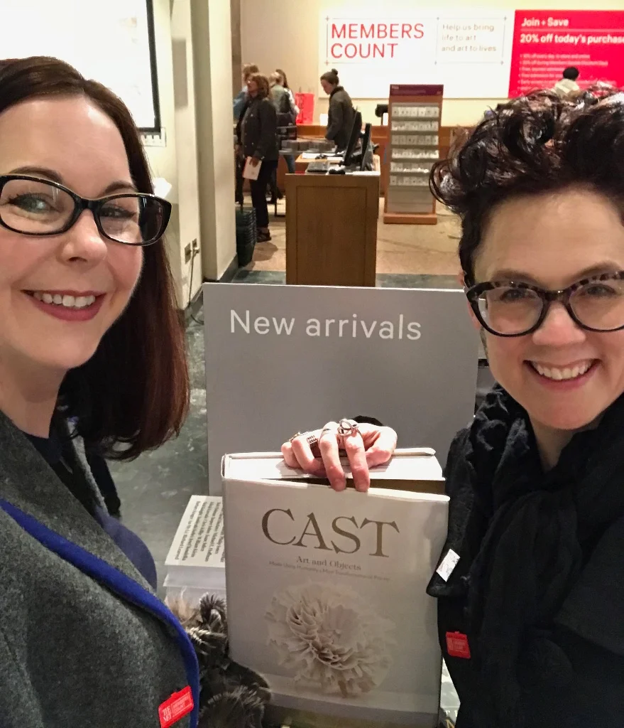 Our final destination of the weekend was The Met bookstore so Renée could feel the tingly magic of seeing our baby for sale in such a magnificent place. This was a great moment, especially since CAST was still up front with in the "New Arrivals" section. What a way to cap off a great weekend of CAST in NY!