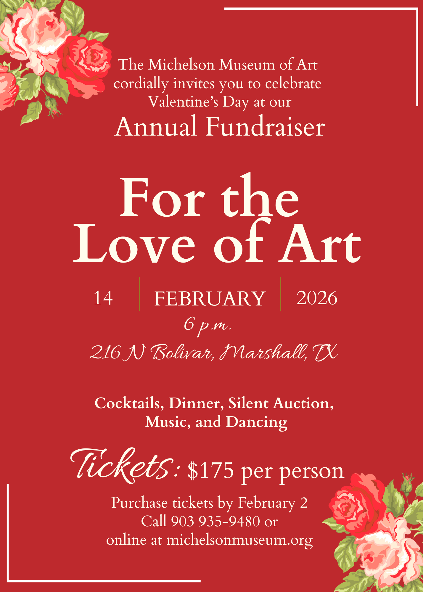 FOR THE LOVE OF ART FUNDRAISER