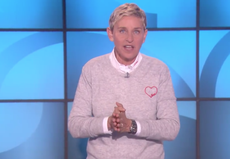 Ellen DeGeneres shares tear-jerking reminder of hope after Las Vegas shooting.