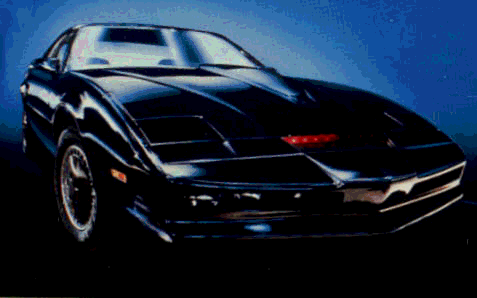 KITT from the TV series “Knight Rider” is a great example of an anthropomorphic car and chatbot. Credit: GIPHY.com