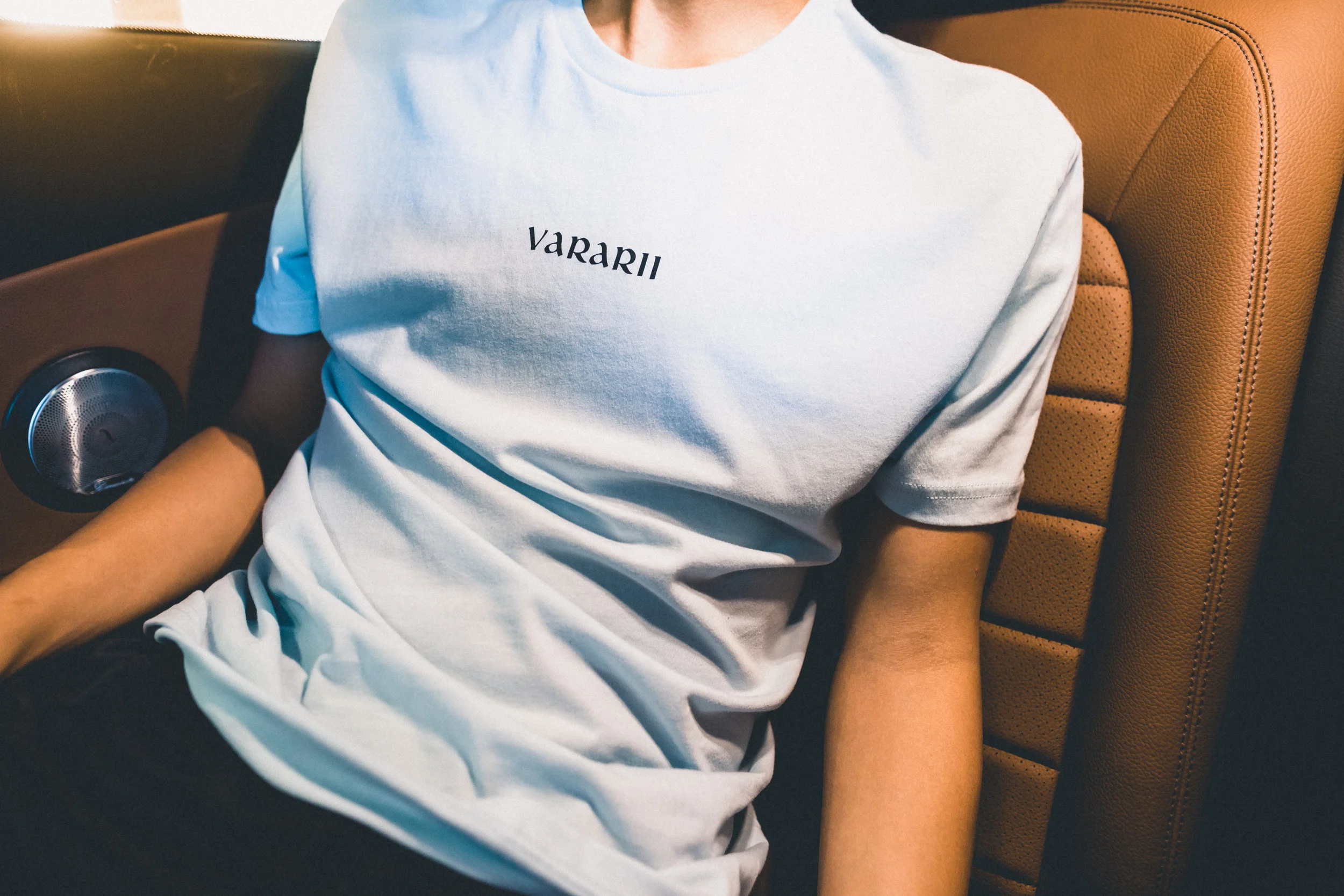 Ice Blue Logo tee