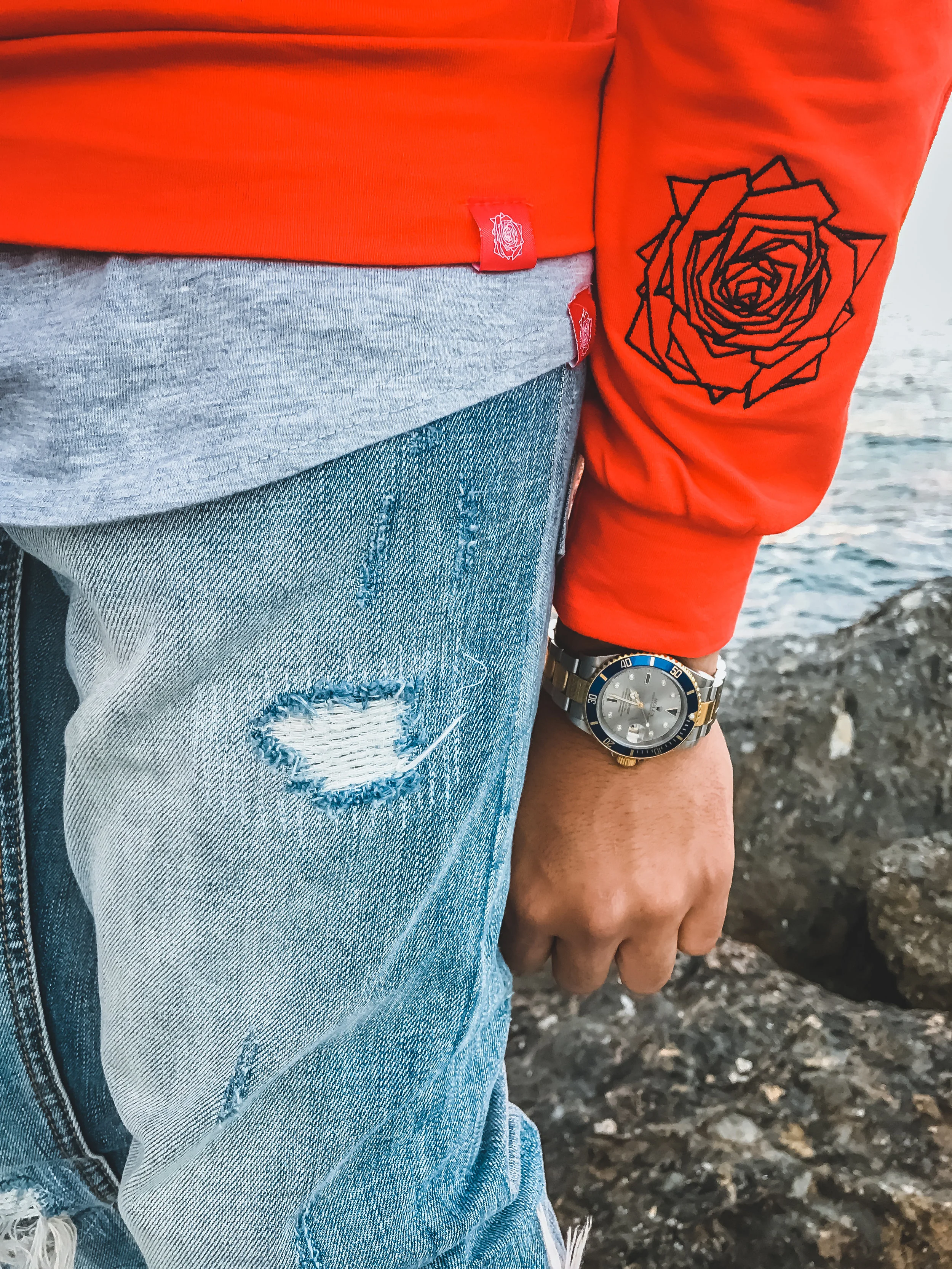 Orange Vararii Hoodie