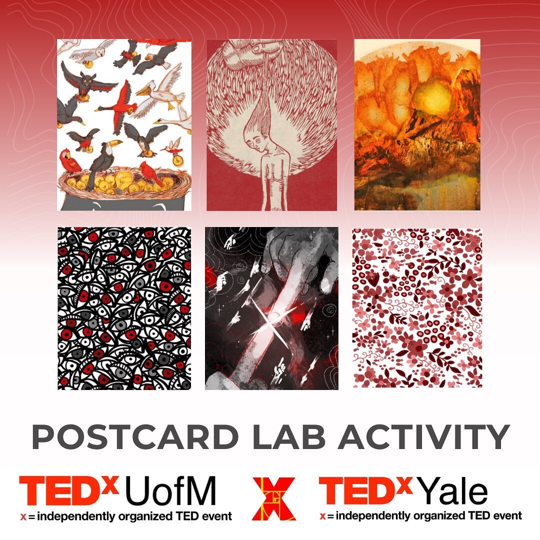 Introducing the @tedxuofm X @tedxyale Postcard Collaboration! As TEDx university chapters, we want to share our &ldquo;ideas worth spreading&rdquo; to one another through this postcard activity where TEDxUofM conference attendees will be able to writ