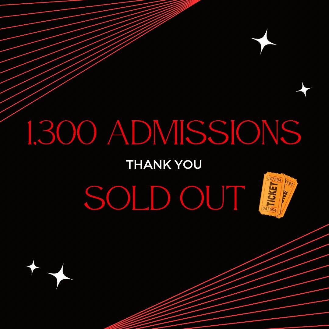 Thanks to your incredible support and enthusiasm, all 1,300 admission tickets have SOLD OUT! Due to the high demand, we are excited to offer livestreaming admission as an alternative. You can purchase these tickets through the same Universe link in b