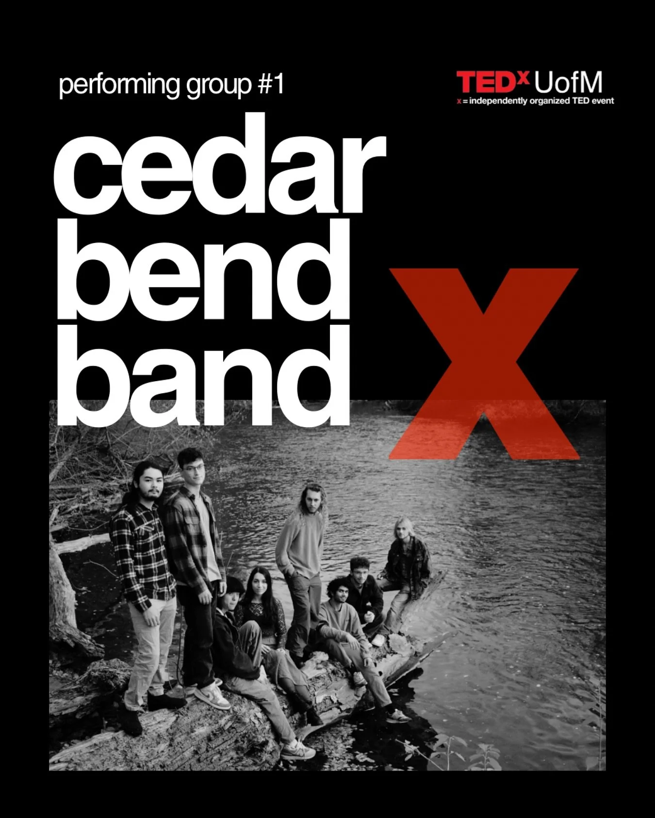 Please welcome our first performing group: Cedar Bend Band!!! 🎸🎶

Cedar Bend is an eight-person music project formed out of the lifelong dreams of ambitious jazz musicians and music producers. Founded within the walls of the University of Michigan&