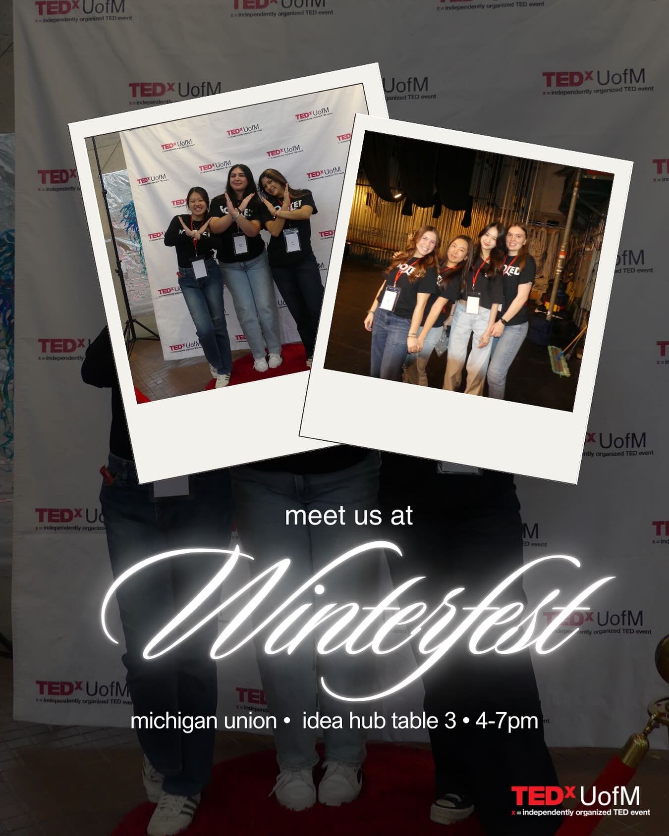 come find us at WinterFest! Today at the Michigan Union from 4-7pm in the IdeaHub.