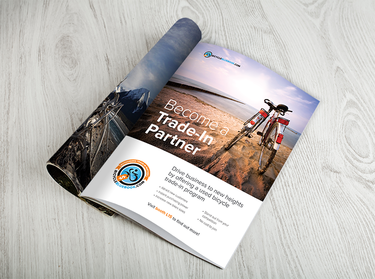 We created a branded ad that was in the guide for Interbike 2016.