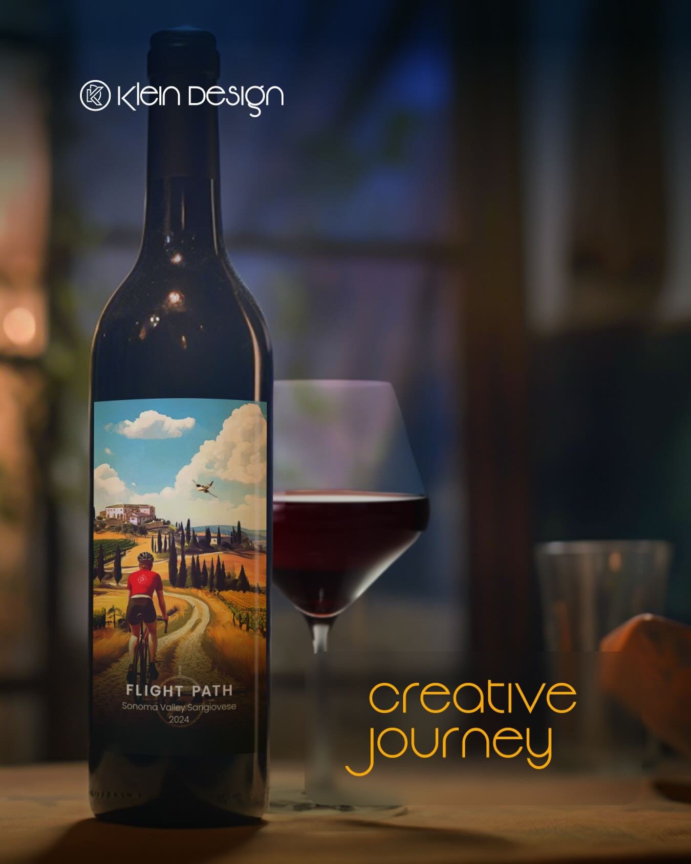 From Tuscany to Sonoma. A winding road, a hillside villa, and a story brought to life through AI.
Flight Path Sangiovese&mdash;where shared experiences become visual narrative. 
If you&rsquo;ve got a story to tell, let&rsquo;s have a glass and map ou