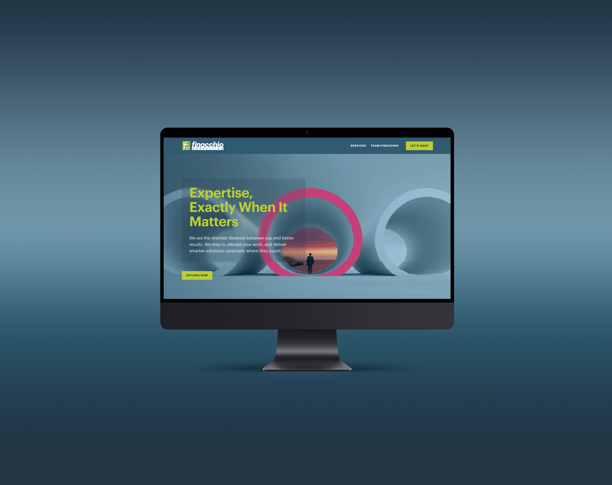Finocchio Consulting updated website design 2026
