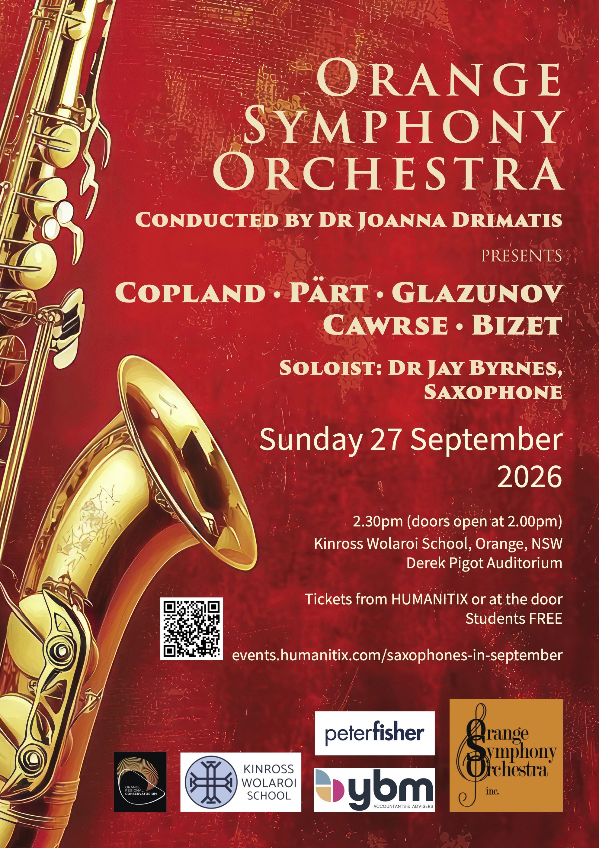 Copland, Pärt, Gluzanov, Cawrse and Bizet