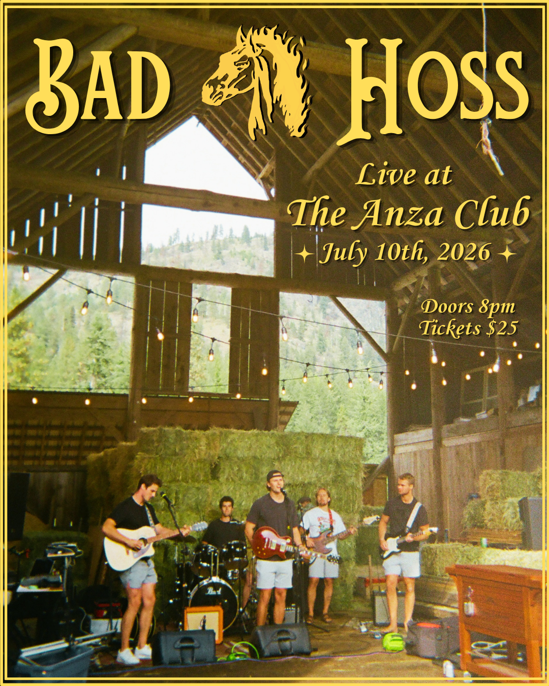 Bad Hoss Live at the Anza Club