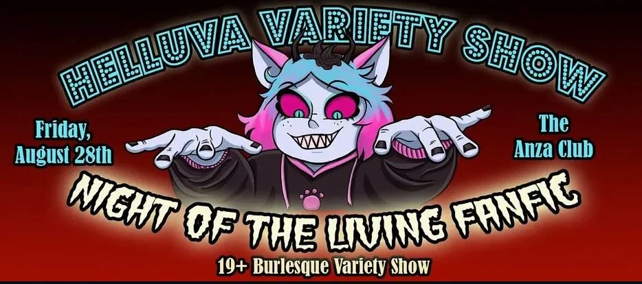   Share this event  Helluva Variety Show: Night of the Living Fanfic