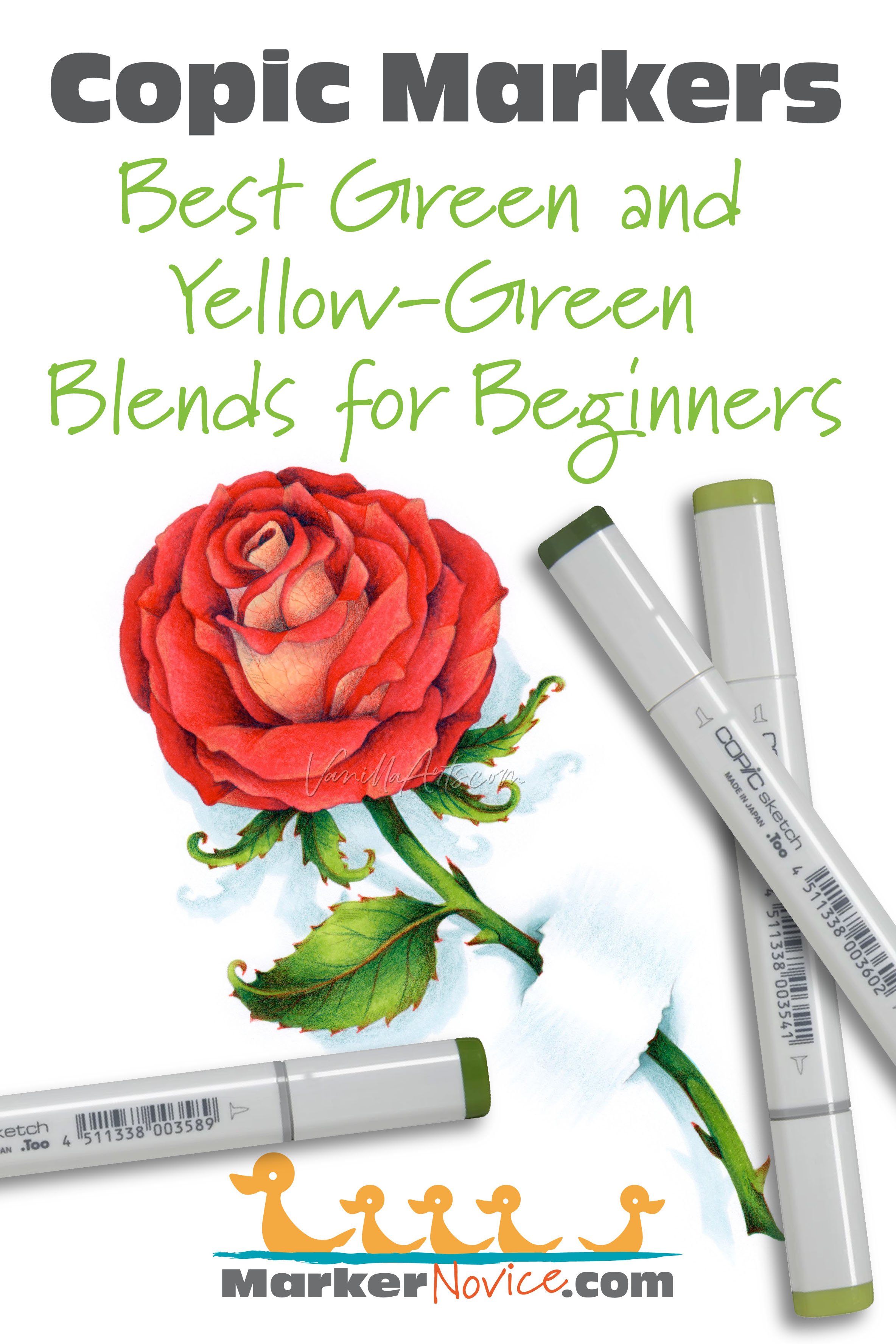 How to Blend Alcohol Markers for Beginners! 