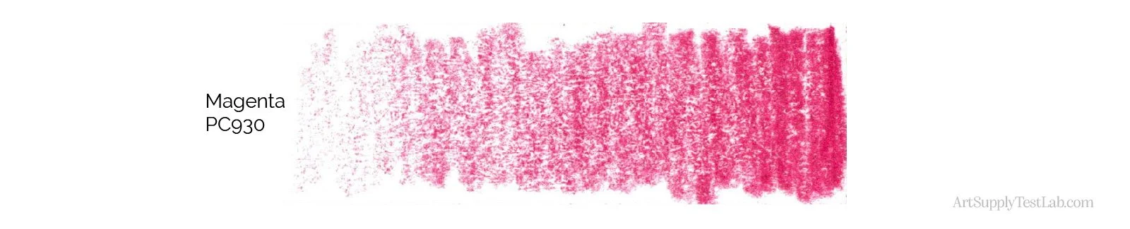 a gradient scribble of Prismacolor Magenta 930